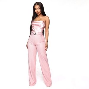 Evening Pants Embellished Pants -  Blush pink